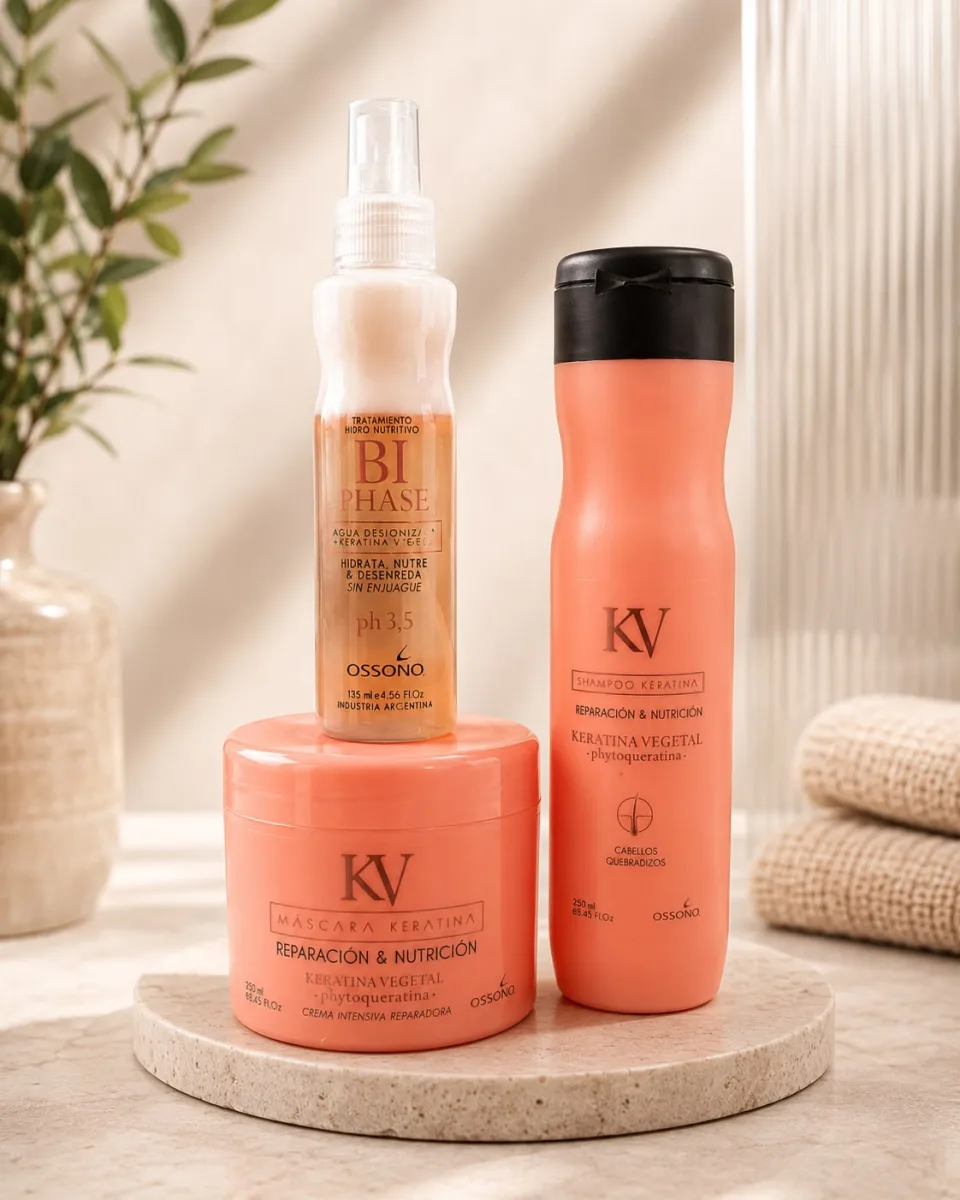 kit ossono shampo+mascara+Bi-Phase